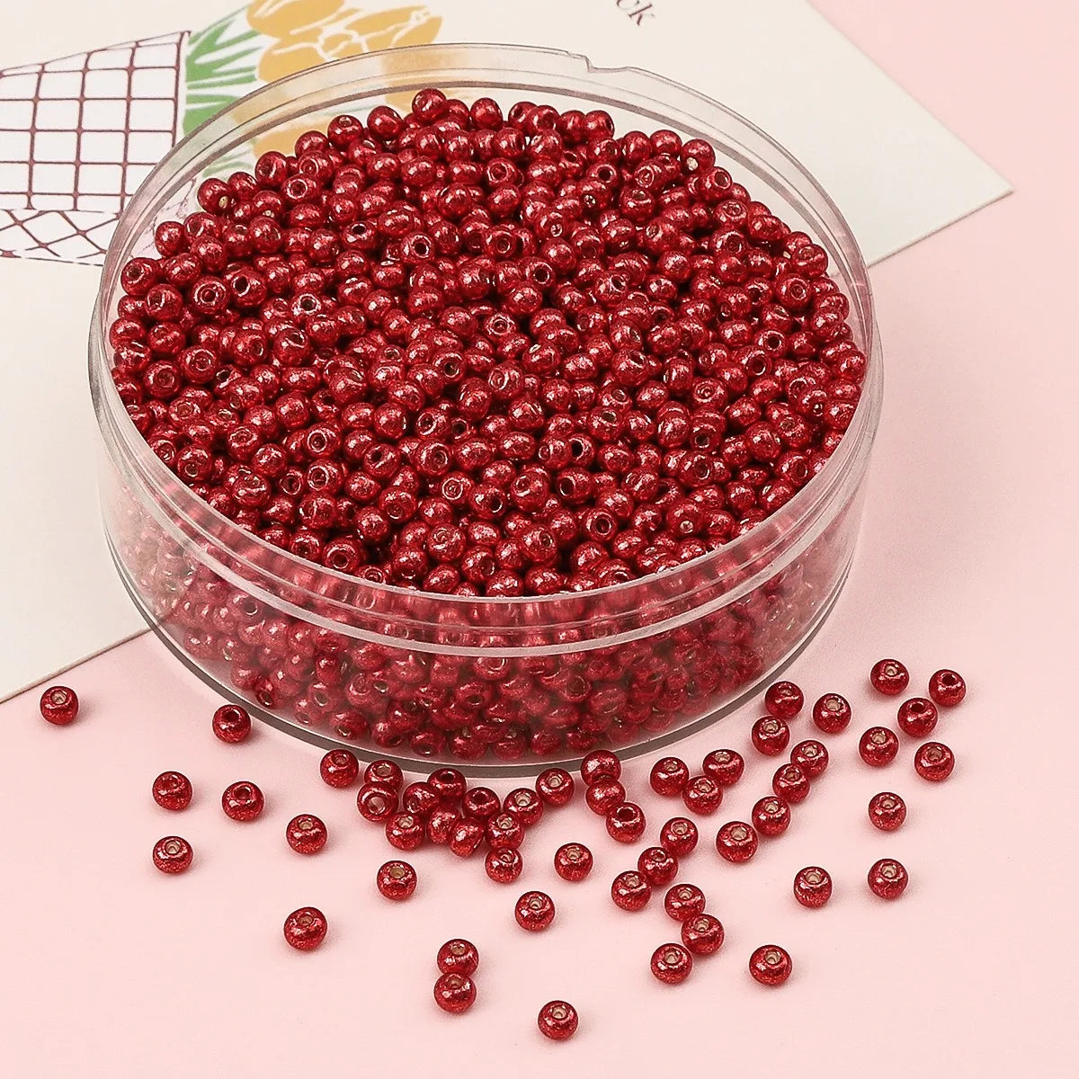 2 3 4mm Metallic Plated Glass Seed Beads Round Japanese Miyuki Seedbeads Loose Spacer Beads for Jewerly Making DIY Needlework