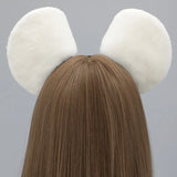 Plush Mouse Ears Headband Tea Party Mouse Costume