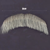 Invisible Fake Mustache Beard Trimmable Theatrical Facial Hair for Men