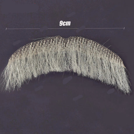 Invisible Fake Mustache Beard Trimmable Theatrical Facial Hair for Men