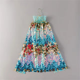 Shiny Rainbow Sequin Cloak Halloween Children's Dress Up Cape