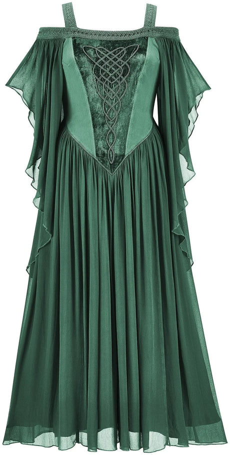 Medieval Fae Elf Dress Cosplay Costumes