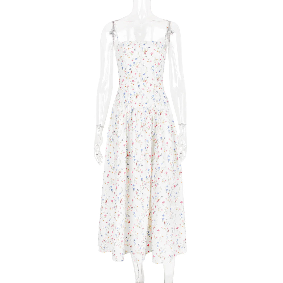 Olivietta's Floral Print Midi Sundress