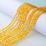 3/4/6mm Rainbow Austria Bicone Crystal Beads AB Colour Faceted Glass Beads for DIY Jewellery Making