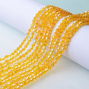 3/4/6mm Rainbow Austria Bicone Crystal Beads AB Colour Faceted Glass Beads for DIY Jewellery Making