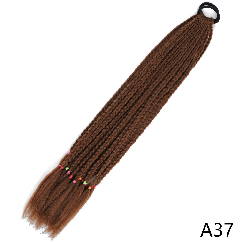Long Braided Ponytail Hair Extensions 60CM