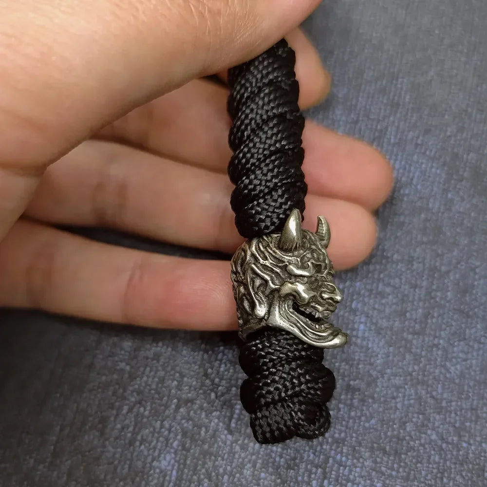 Warriror Helmets Paracord Beads Lanyard Dreadlock Beard Bead