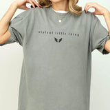 Violent Little Thing Xaden Fourth Wing T-Shirt Iron Flame Romantasy Cotton Tee