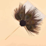 Peacock Feather Hairpins