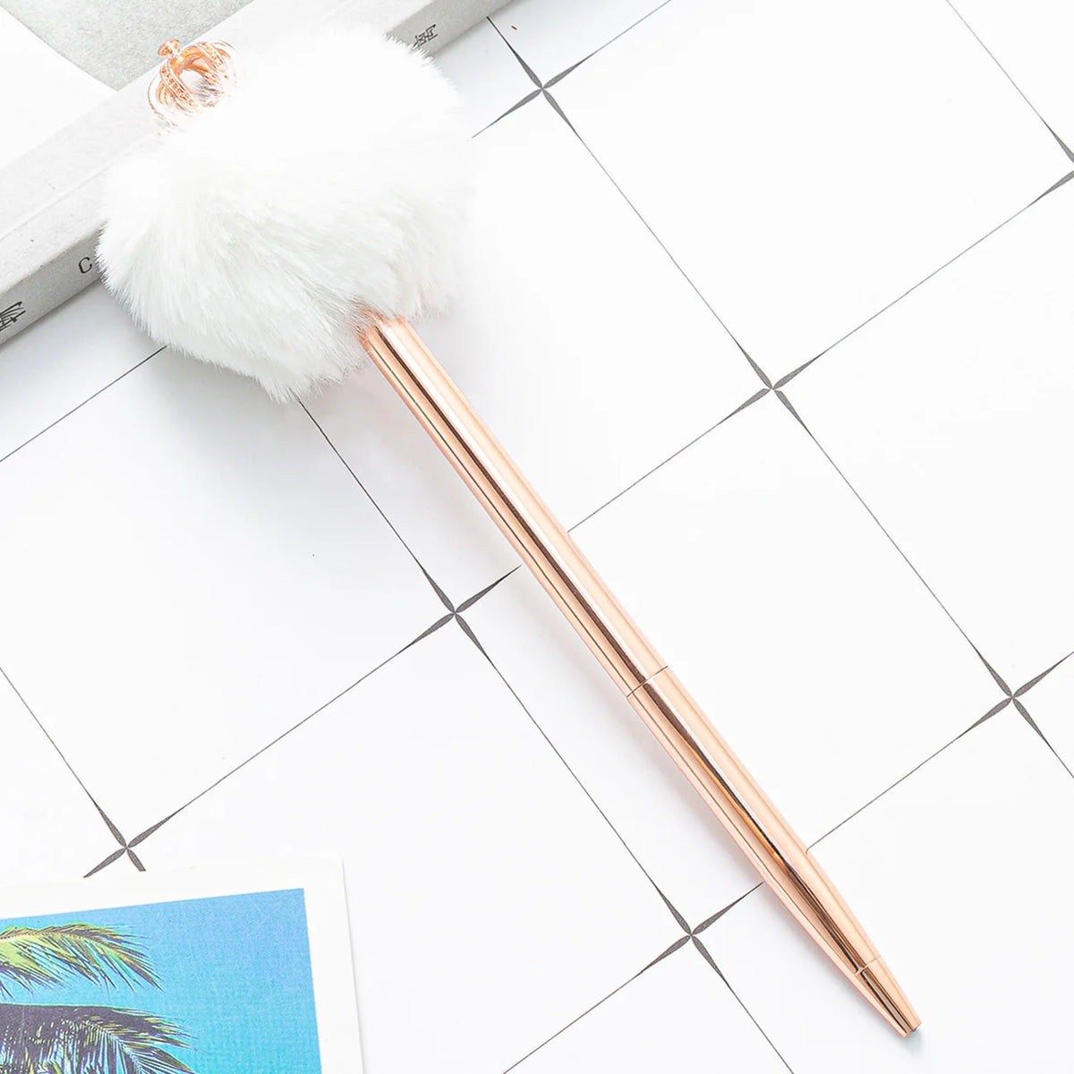 Princess Pompom Crown Ballpoint Pen