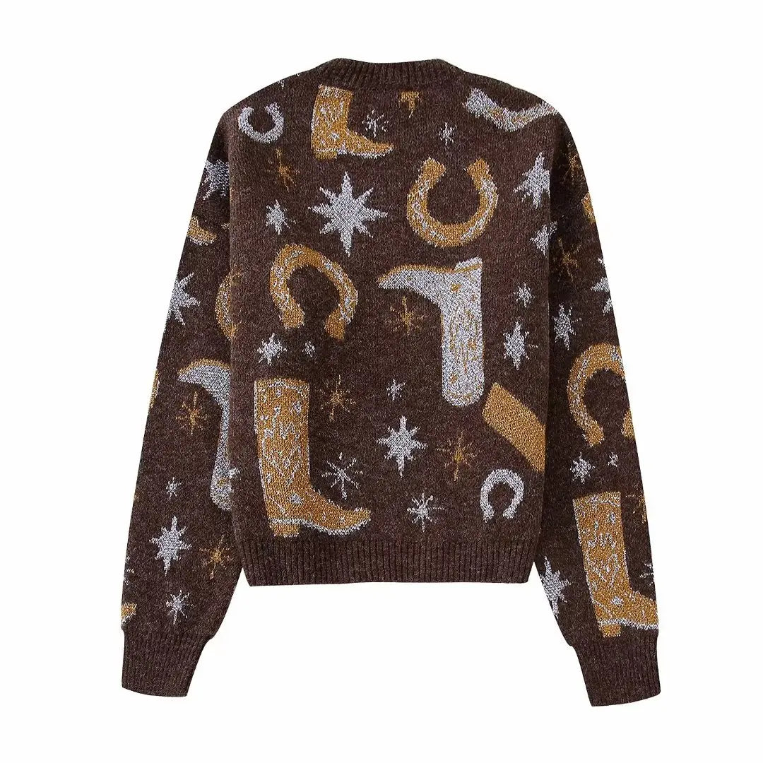Boot Scooting Babe Knit Sweater Jumper