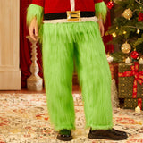 Grinch Costume Kids Boys Girls Christmas Cosplay Costume Set