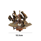 Replica Antique Sextant Brass Ornaments Nautical Desktop Decoration
