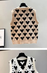 Love Heart Sweater Vest