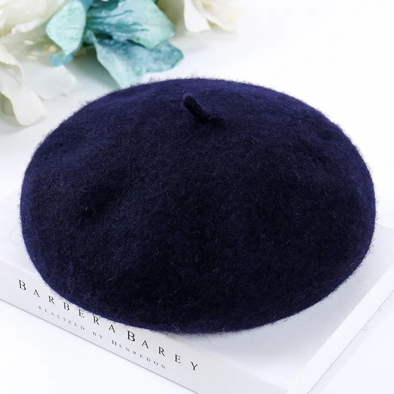 Wool Berets Autumn and Winter Soft Hats