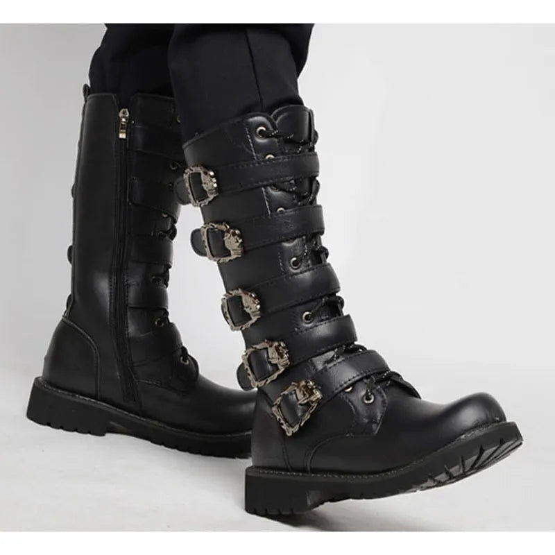 Goth boy boots clearance