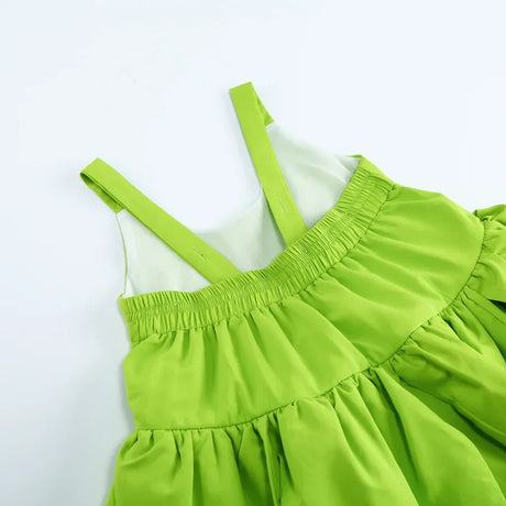 Tinkerbell Dress Girls Costumes Green Fairy