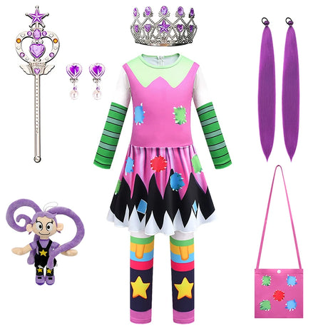 Adventure Game Bobi Time Lily Kids Clothes Halloween Cosplay Book Week Costumes Pretend Play