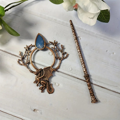 Dragon Moonstone Hairpin Hair Accessories