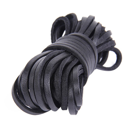 5 Meters Flat Genuine Leather Cord Strip Leather Coloured Ribbon Leather Jewellery Making