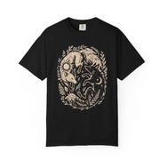 Fox Yin Yang Sun Moon T-shirt Mystical Animal Naturecore Tee Dark Academia
