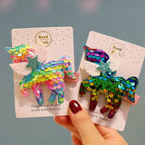 Unicorn Barrettes Hairpins Children Girls Kids Hair Clips