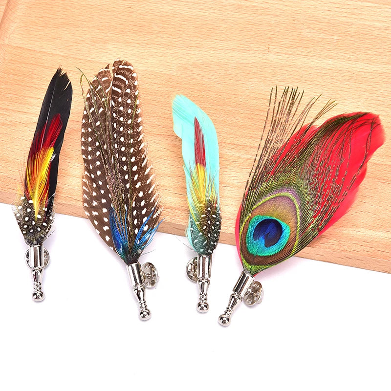Feather Lapel Pins