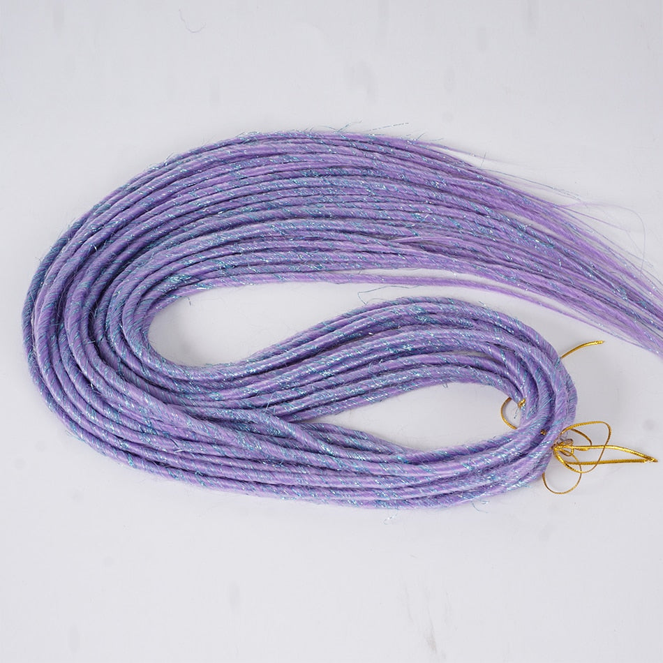 Double Dreadlocks Braids Synthetic Hair Extensions Twist 10 or 20 Strands