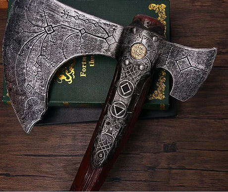 God of War Game Rubber Cosplay Props Guardian Shield Axes Blades Katana Sword
