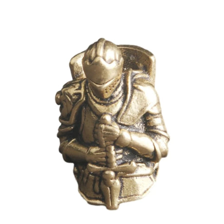 Knights Paracord Beads Brass Charm Dreadlock Beard Bead