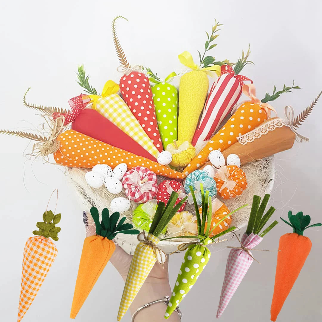 Carrot Easter Decorations, Ornaments, Craft Items