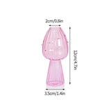 Mushroom Glass Vase Plant Hydroponic Terrarium Vase