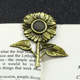 Bronze Metal Book Clips Bee Dragon Rose Sunflower Bookmark