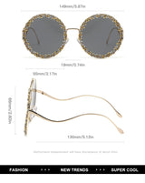 Diamond Moon Fun Glasses Sunglasses