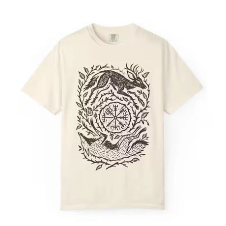 Fox Yin Yang T-Shirt Witchy Forestcore Tee