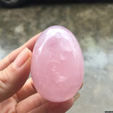 48mm Natural Crystal Healing Stone Egg + Base