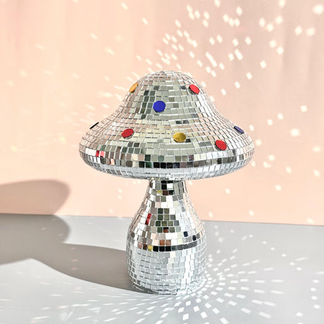 Disco Mushroom Mirror Ball Ornament Home Decor