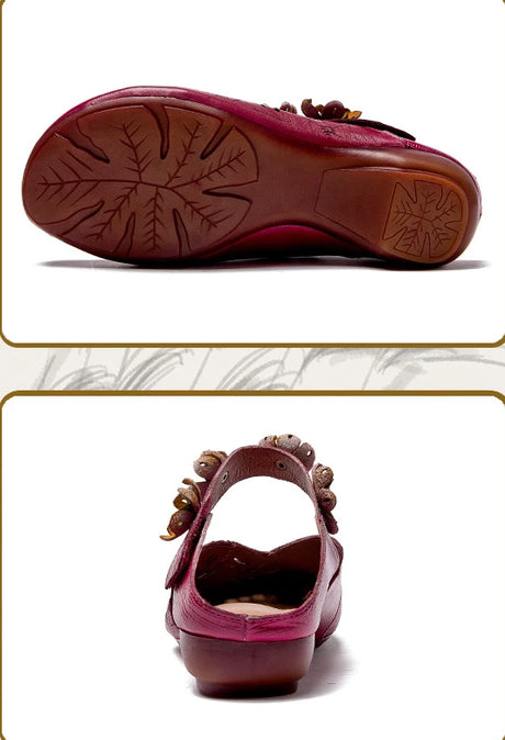 Trollkvinna Maret's Genuine Leather Moccasins Sandals