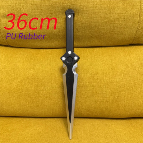 PU Rubber Weapons Knight Dagger Sawtooth Knife Cosplay Prop Sword Safety Role Play