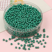 2 3 4mm Metallic Plated Glass Seed Beads Round Japanese Miyuki Seedbeads Loose Spacer Beads for Jewerly Making DIY Needlework