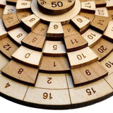 Safecracker Puzzle Numbers Wooden Puzzles Game for Adults Kids