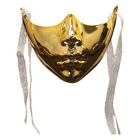 Liquid Half Face Mask Carnival Masquerade Cosplay Photography Props
