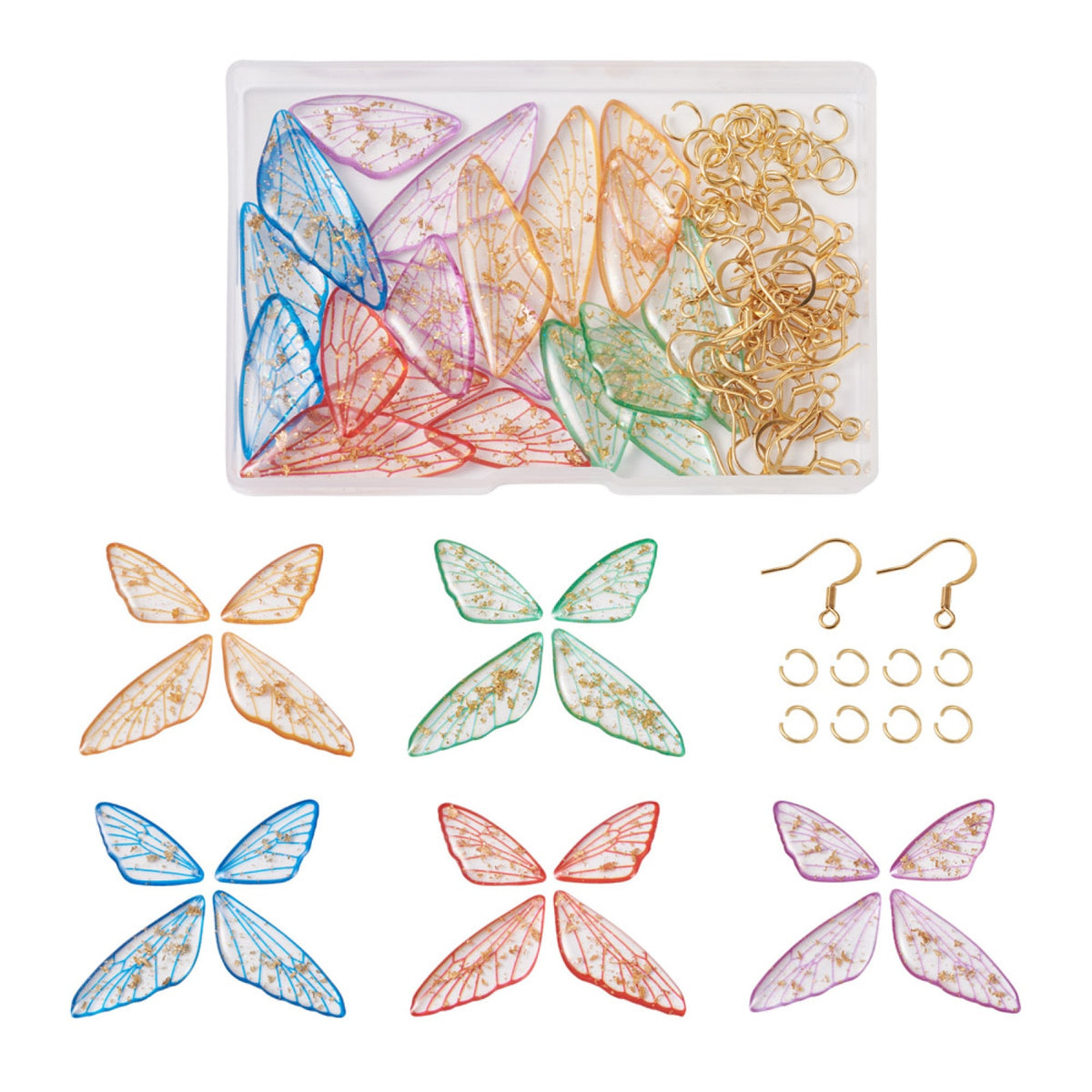 Make Your Own Fairy Wing Earrings DIY Earrings Jewellery Making Kit