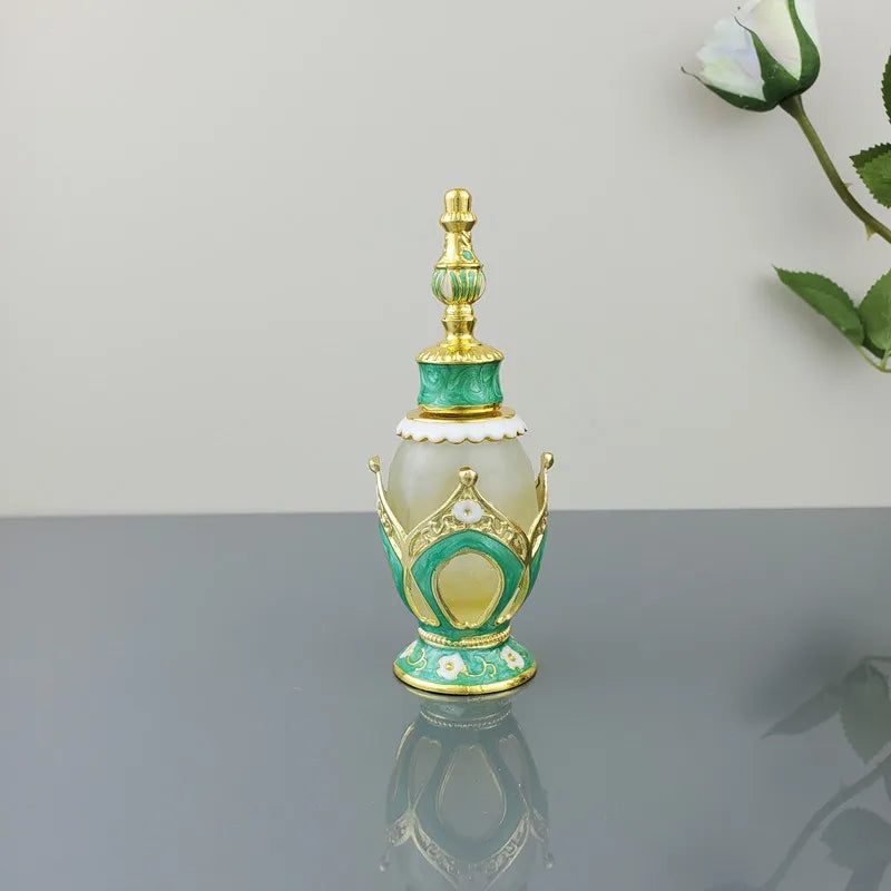 Sadira's Enamel Perfume Bottle 25ml Essential Oils Dropper Bottle