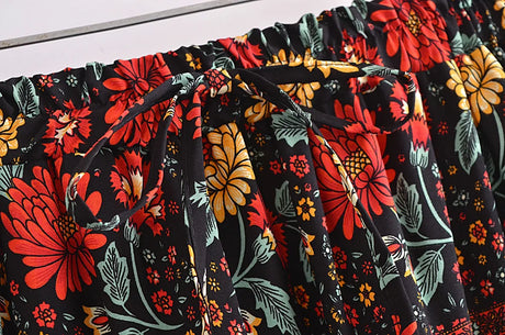 Nikki's Boho Summer Ruffles Mini Skirts