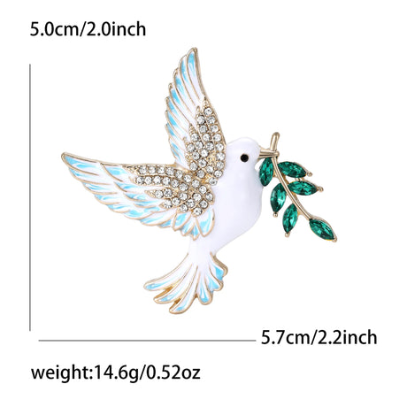 Peace Dove Brooches