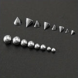 Fake Piercing Stickers Eyebrow Belly Nose Ring Lip Stud Earring Dermal Anchor Faux Body Jewellery