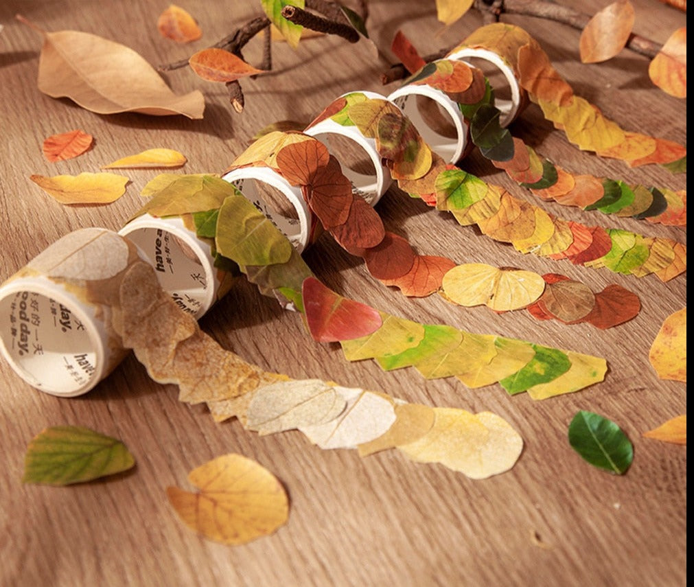 Fallen Leaves Stickers Washi Tape