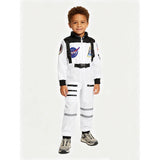 Kids Astronaut Costume Space Suit Halloween Cosplay Space Explorer Performance Book Week Costumes Children's Jumpsuit Spaceman Boys Girls