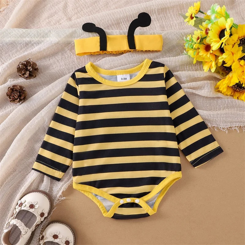 Ladybug and Bumble Bee Baby Girl Outfits